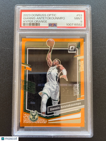 2023 Panini Donruss Optic Giannis Antetokounmpo #53 Optic PSA 9