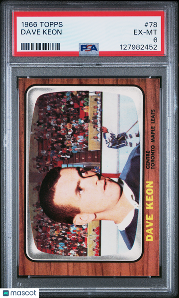 1966 Topps Dave Keon #78 PSA 6