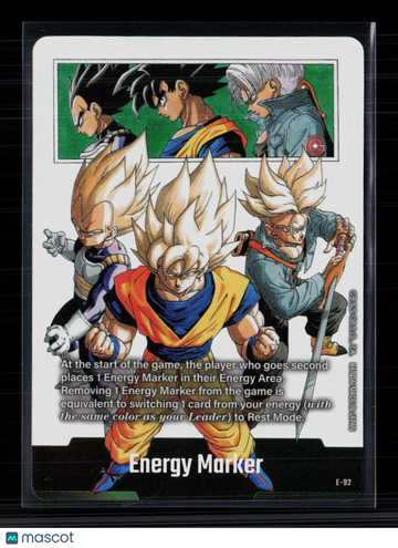 2024 Dragon Ball Super Card Game Fusion World FB01 Awakened Pulse Goku Trunks Vegeta Energy Marker