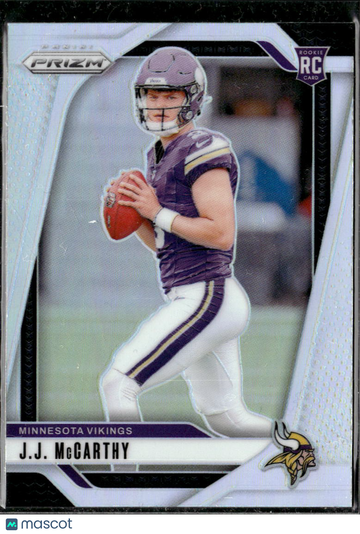 J.J. McCarthy 2024 Panini Prizm RC Minnesota Vikings