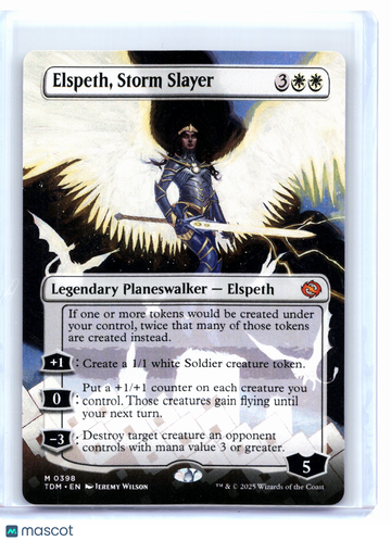 Tarkir: Dragonstorm Elspeth, Storm Slayer (Borderless) Nonfoil Mythic #0398