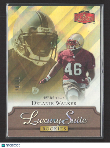 2006 Fleer Flair Showcase Luxury Suite Delanie Walker #132 /99