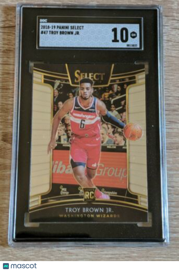 2018 Troy Brown Jr #47 SGC