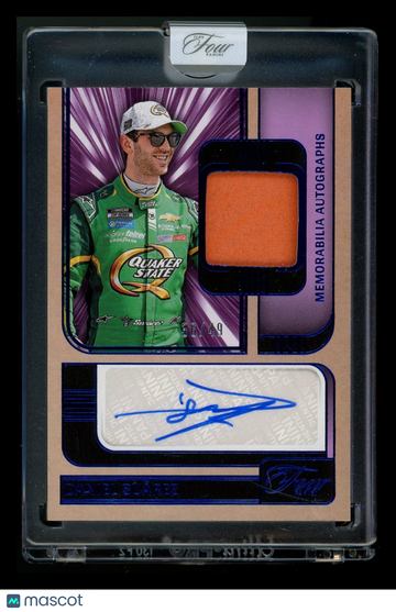 2025 Panini Turn Four Daniel Suárez Autograph Memorabilia MA-DSZ 36/49
