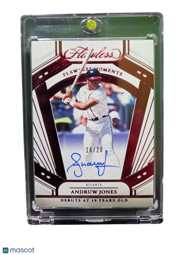 2024 Panini Flawless Baseball Andruw Jones #FMR-AJ /20