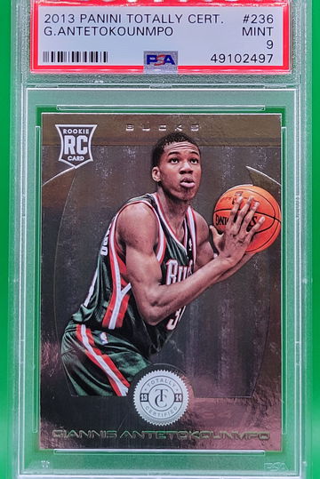 2013 Panini Totally Certified Giannis Antetokounmpo #236 PSA 9