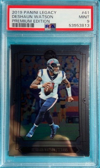 2019 Legacy Premium Edition #41 Deshaun Watson - Houston Texans PSA 9 MINT Pop 1