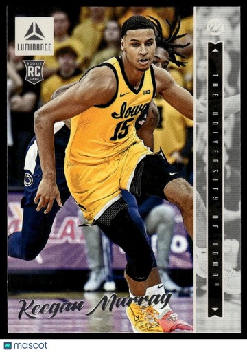 2022 Panini Chronicles Draft Picks Keegan Murray #4 Luminance Red SN