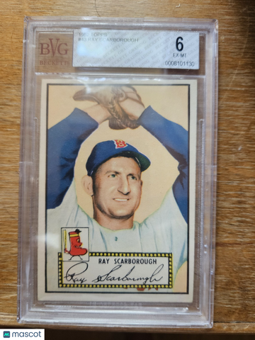1952 Topps Ray Scarborough #43 [Base] Base Set BVG 6 Topps