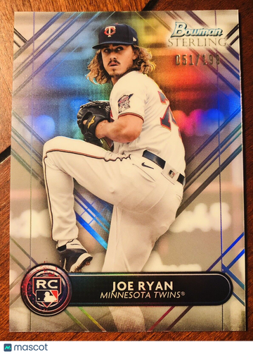JOE RYAN 2022 Bowman Sterling #BSR-38 Refractor SP #051/199 RC Rookie Minn Twins