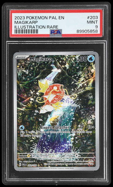 2023 Pokemon Scarlet And Violet Paldea Evolved Magikarp Illustration Rare PSA 9