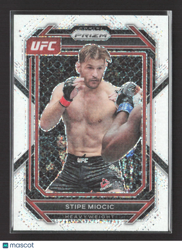 2023 Panini Prizm UFC Stipe Miocic #196 Silver