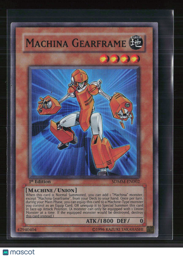 2010 Konami Machina Mayhem Structure Deck Machina Gearframe 1st Edition