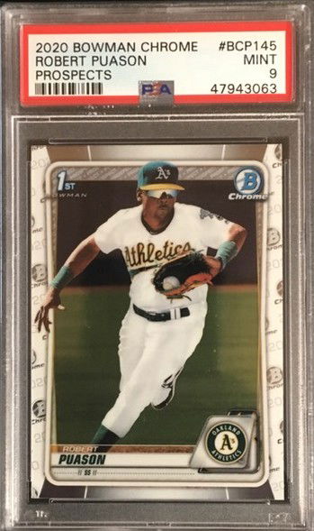 2020 Bowman - ROBERT PUASON - Rookie Chrome - PSA 9