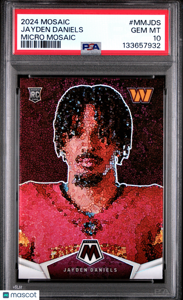 2024 Panini Mosaic Micro Mosaic Jayden Daniels #MMJDS PSA 10