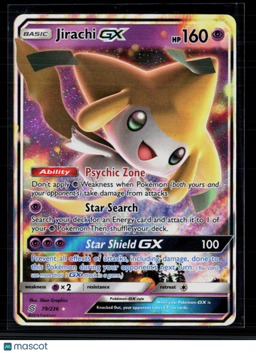 Pokemon 2019 Unified Minds Jirachi GX #79/236
