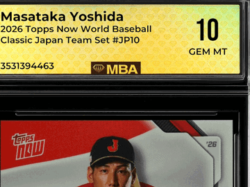 2026 Topps Now World Baseball Classic Masataka Yoshida #JP10 Japan Team Set MBA 10