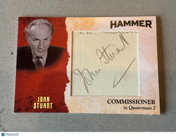 2023 UNSTOPPABLE CARDS HAMMER CUT AUTO JOHN STUART