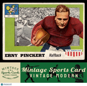 1955 Topps All-American Erny Pinckert #4