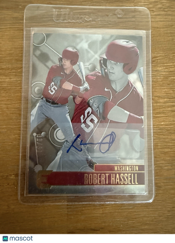 2023 Panini Chronicles Robert Hassell Robert Hassell III #22 Gold Parallel/Variety Rookie Insert Panini Authentic