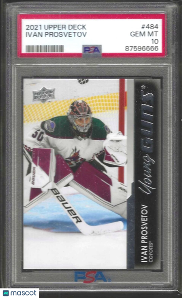 2021-2022 Upper Deck Ivan Prosvetov #484 PSA 10