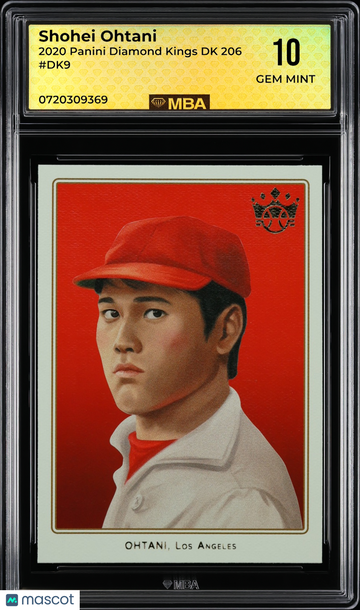 2020 Panini Diamond Kings DK 206 Shohei Ohtani #DK9 MBA 10