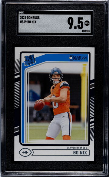 2024 Donruss #369 Bo Nix SGC 9.5