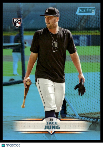 2025 Stadium Club Jace Jung #47 Light Blue Foil RC
