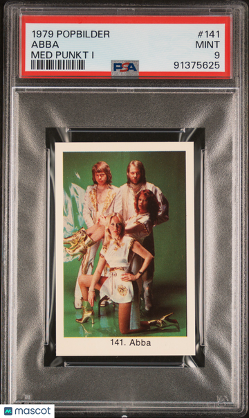 1979 Popbilder Popbilder Med Punkt I Abba #141 PSA 9