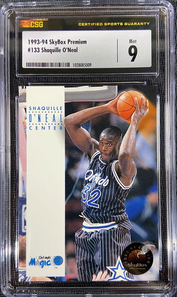 1993-94 Skybox Premium Shaquille O'Neal CSG 9 MINT HOFer