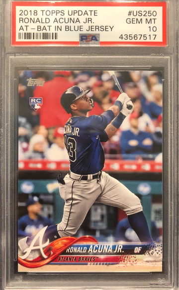2018 Ronald Acuna Jr Topps Update PSA 10