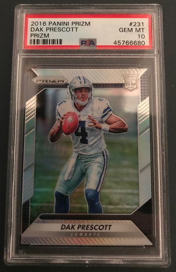 Dak Prescott 2016 RC #231 PSA 10 prizm