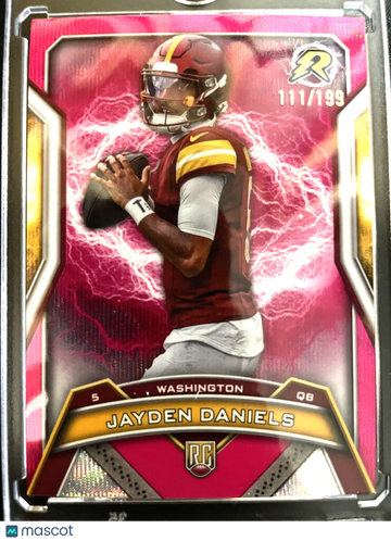 2025 Topps Resurgence Jayden Daniels #196 Pink /199 RC