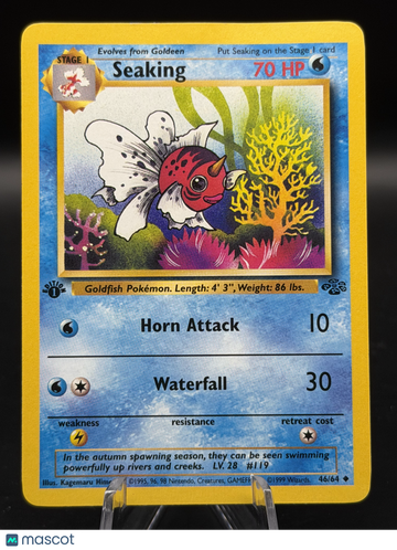 Pokemon 1999 Jungle Seaking Uncommon #46/64 - Near Mint or Better