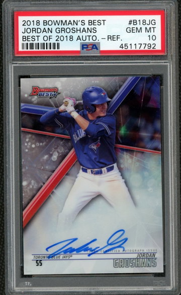 Jordan Groshans Best of 2018 Auto PSA 10