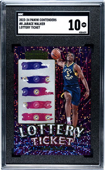 2023-24 Panini Contenders #8 Jarace Walker Lottery Ticket SGC 10