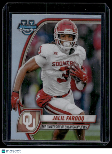 2024 Bowman Chrome University Jalil Farooq #200 Refractor