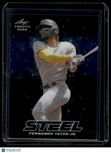2023 Leaf Trinity Fernando Tatis Jr. #S-25 Steel Stars and Dots Purple SN