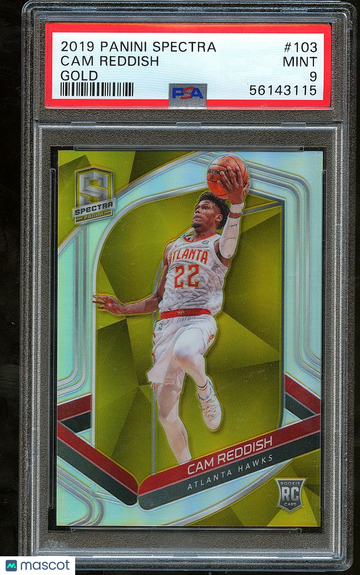 2019 Panini Spectra Cam Reddish #103 Gold Rookie PSA 9