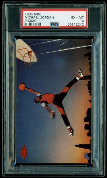 1985 Nike Promo Michael Jordan PSA 6