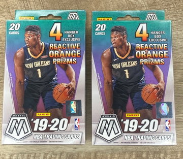 2019-2020 Mosaic Hanger Basketball Boxes - Lot of 2