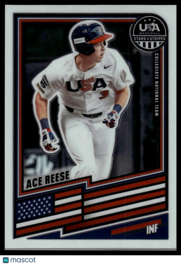 2026 Panini Stars & Stripes Prizm USA Baseball Ace Reese #167