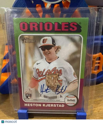 2024 Topps Heritage - Real One Autographs Heston Kjerstad #ROA-HK
