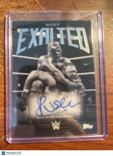 2025 WWE Topps Exalted Rusev #BWS-RUS Black and White