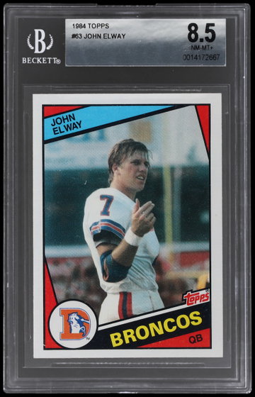 1984 Topps John Elway BGS 8.5
