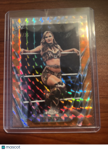 2026 Topps Chrome WWE Fallon Henley #165 Orange Refractor Parallel/Variety