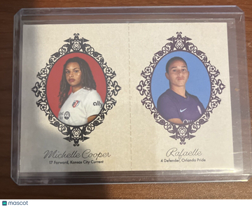 2024 Parkside NWSL Vol. 1 Claudia Dickey Rafaelle Michelle Cooper #21/35 Beachwood Short Print Beachwood Insert
