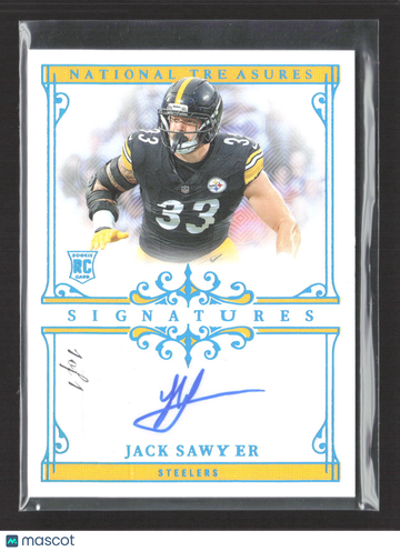 2026 Panini National Treasures Signatures Jack Sawyer #SIG-JSR RC