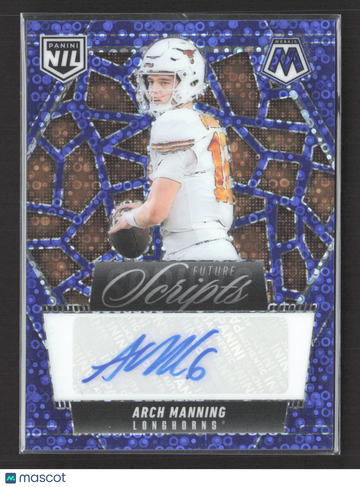 2025 Panini Mosaic Football Future Scripts Arch Manning #FSC-AMG Blue Circles Future Scripts