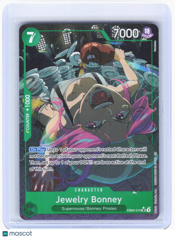2025 One Piece—Jewelry Bonney #EB02-015 Anime 25th Collection—Super Rare Foil (Alt Art)